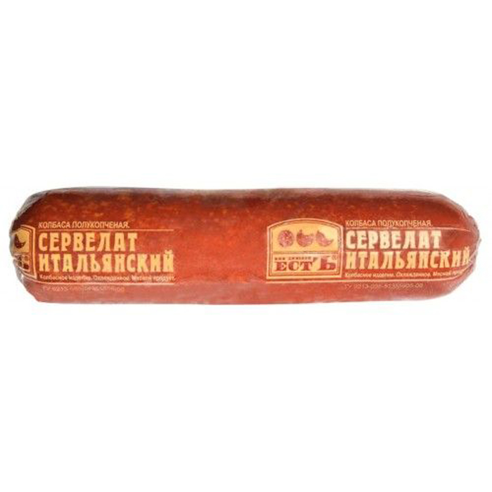 

Колбаса Естъ Сервелат Итальянский полукопченая 650 г