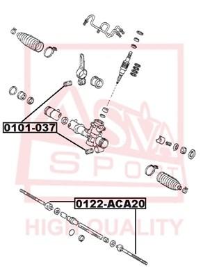 

Сайлентблок ASVA 0101037