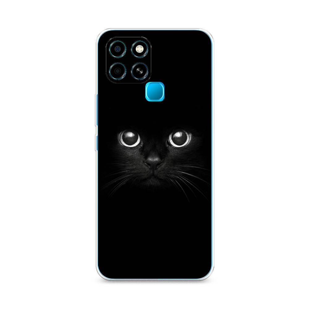 

Чехол Awog на Infinix Smart 6 "Взгляд черной кошки", Разноцветный, 3101050-1
