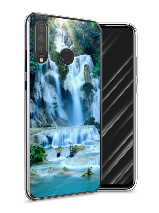 

Чехол Awog на Huawei P30 Lite "Водопад 8", Голубой;зеленый, 67950-4