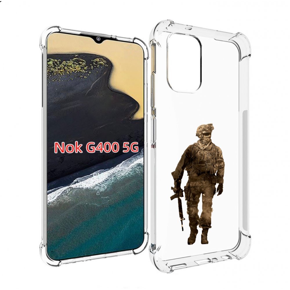 

Чехол MyPads call-of-duty мужской для Nokia G400 5G, Прозрачный, Tocco