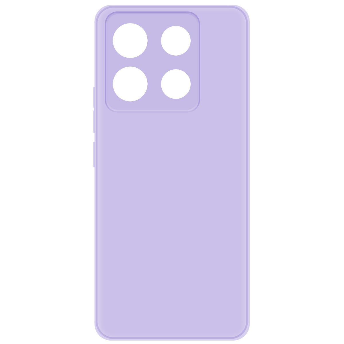 

Чехол-накладка Krutoff Silicone Case для Xiaomi Redmi Note 13 Pro 5G-Poco X6 лаванда, Фиолетовый