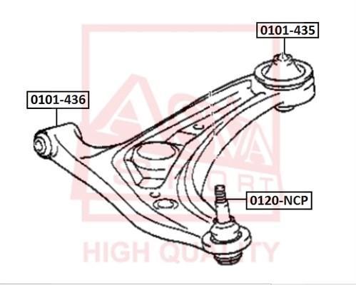 

Сайлентблок Asva 0101436