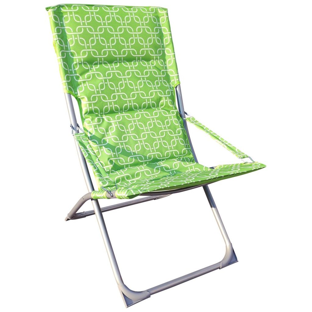 Кресло Giardino Club складное полиэстер зеленое 77 х 60 х 95 см