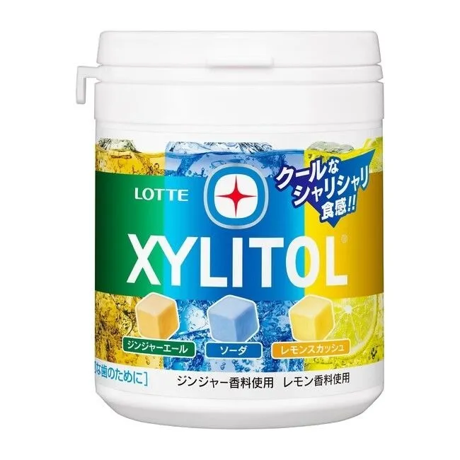 

LOTTE Жевательная резинка с ксилитолом и вкус. 4 нап. Xylitol Gum Drink Assort Bottle,122г, 216697