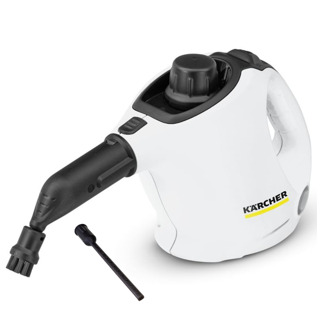 

Пароочиститель Karcher SC 1 EasyFix белый, SC 1 EasyFix+насадка для текстиля IVAHAVI