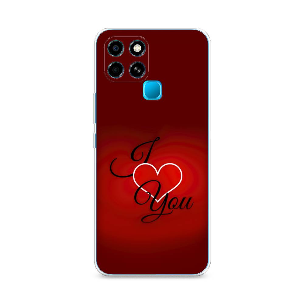 

Чехол Awog на Infinix Smart 6 "I love you 3", Разноцветный, 3101050-6