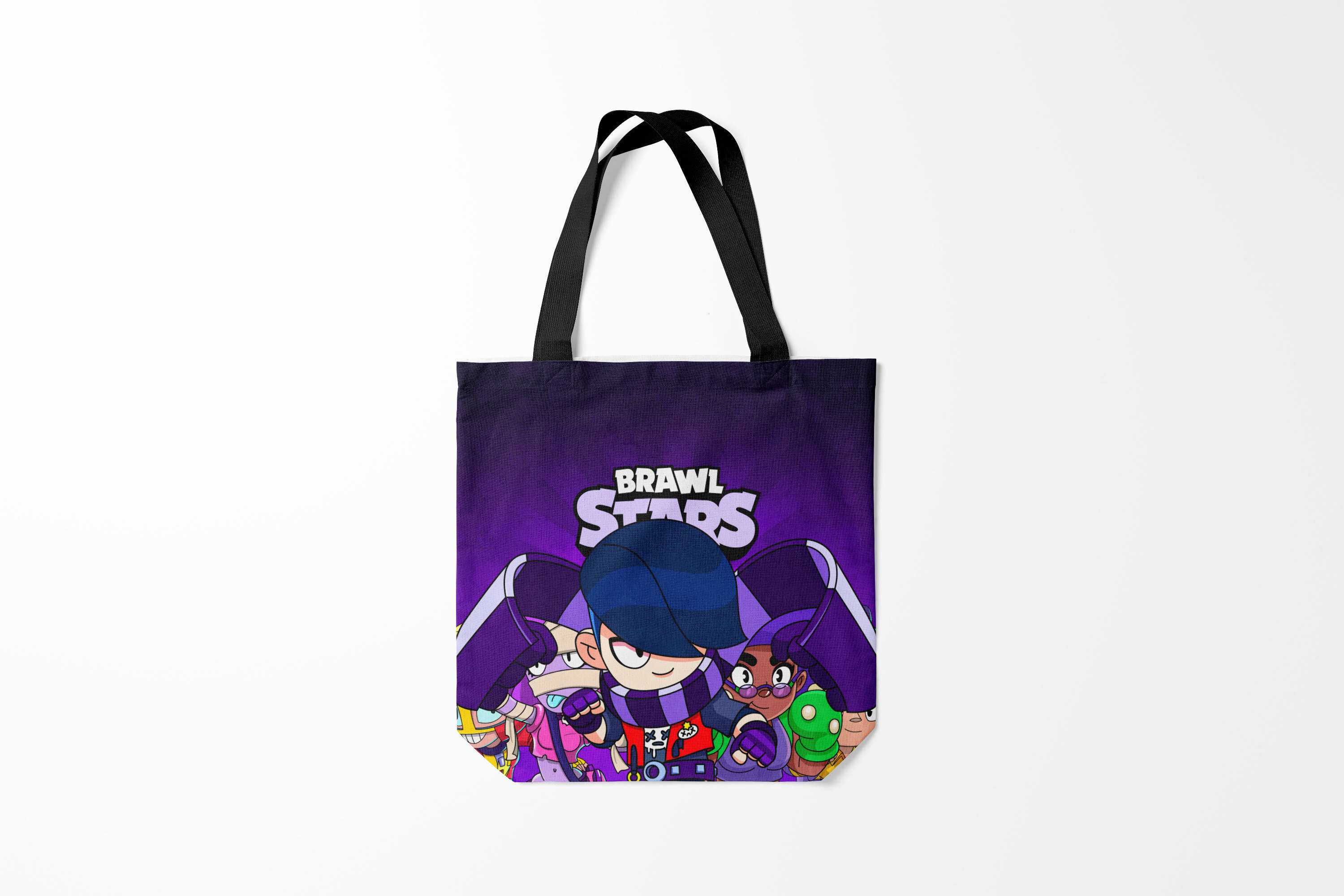 

Сумка шoппер унисекс Burnettie Brawl Stars EDGAR, черный, Brawl Stars EDGAR