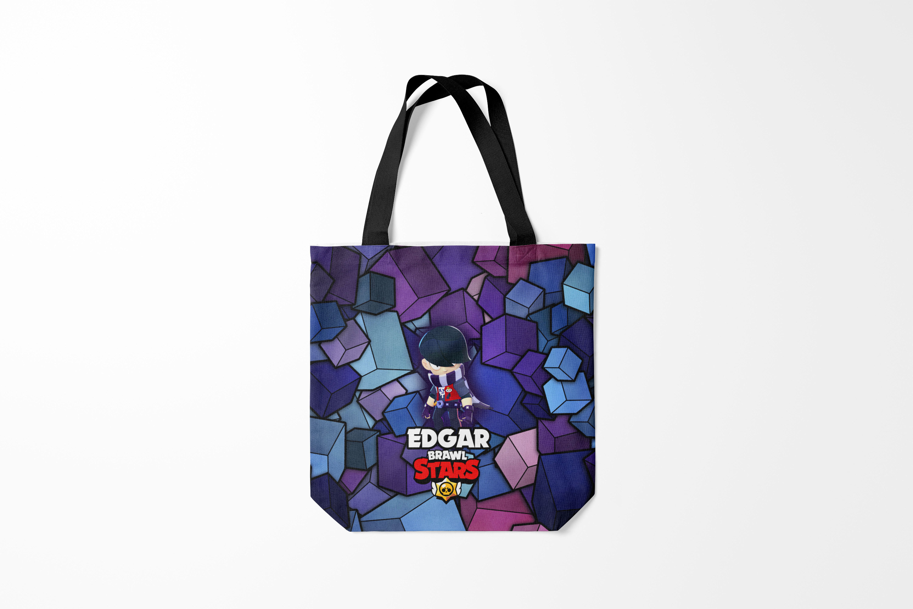 

Сумка шoппер унисекс Burnettie Brawl Stars EDGAR., черный, Brawl Stars EDGAR.