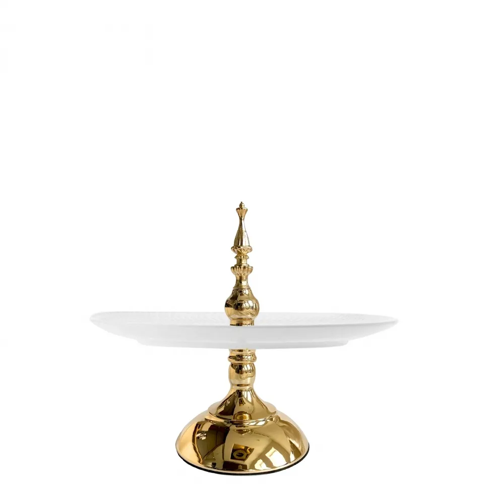 Основание для фруктовницы EPOXYMASTER Аврора золотая, 25см