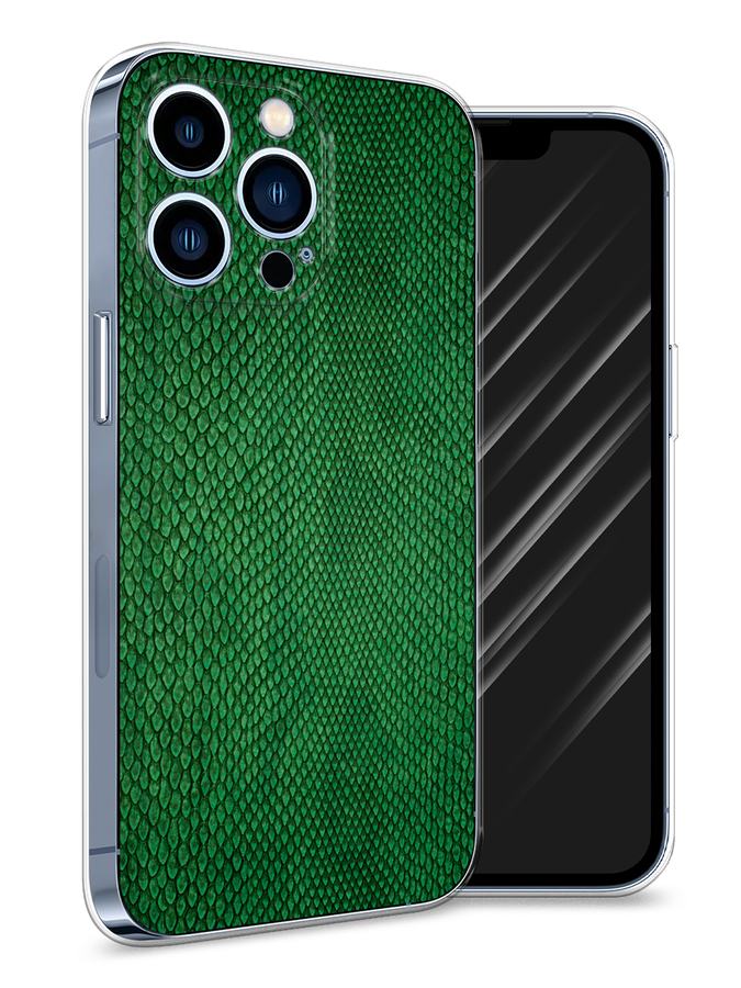 

Чехол Awog на Apple iPhone 13 Pro / Айфон 13 Pro "Изумрудная змея", Разноцветный, 14350-3