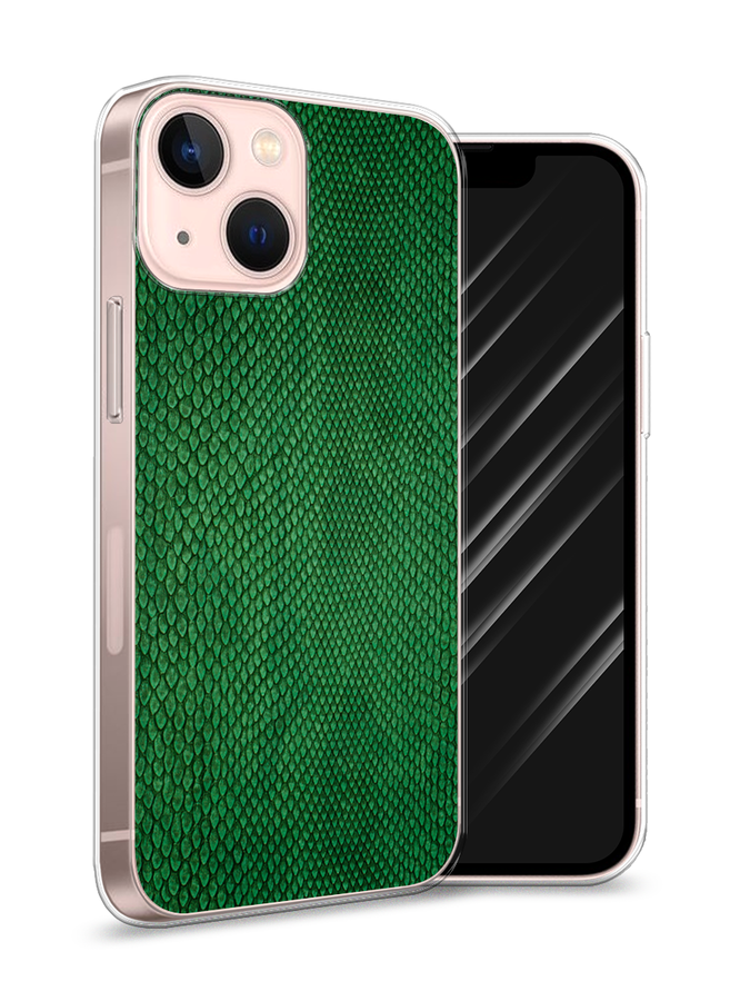 

Чехол Awog на Apple iPhone 13 mini / Айфон 13 mini "Изумрудная змея", Разноцветный, 14150-3