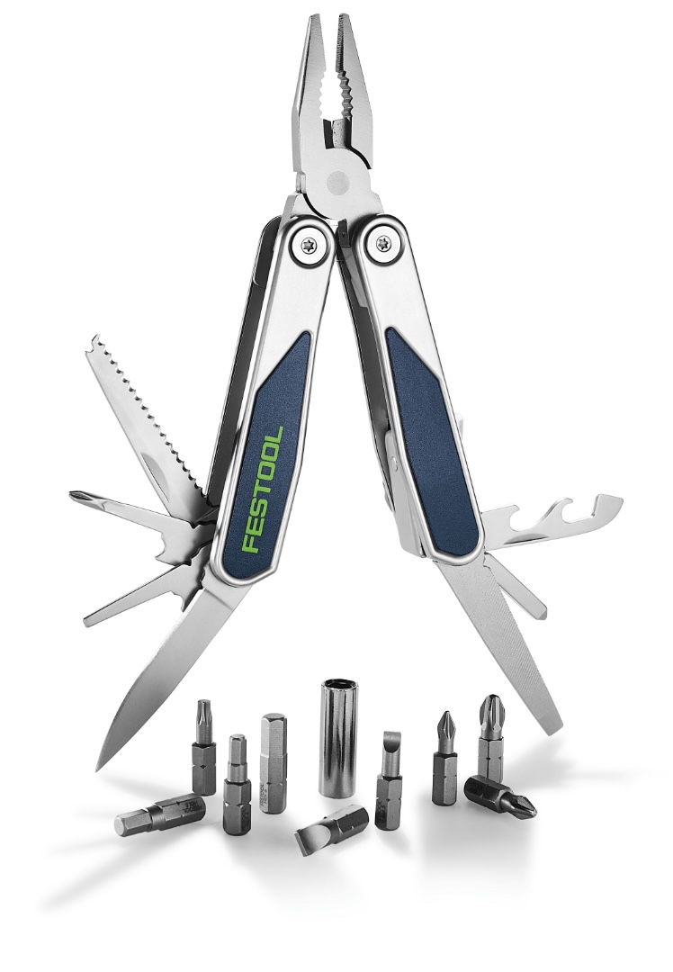 

Туристический мультитул FESTOOL MT-FT1 синий 11 опций, MT-FT1