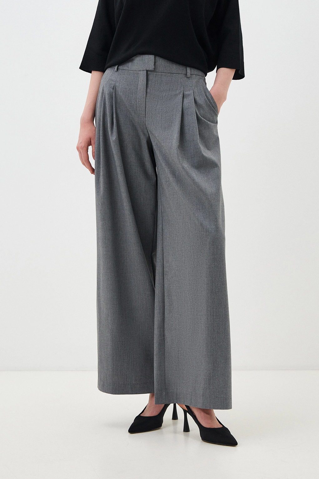 

Брюки женские SABRINA SCALA SS24012374 серые XS, Серый, SS24012374