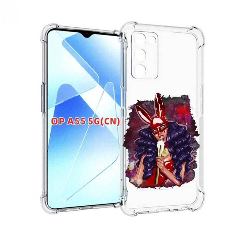 

Чехол MyPads девушка-с-текучей-маской женский для Infinix Zero X Neo, Прозрачный, Tocco