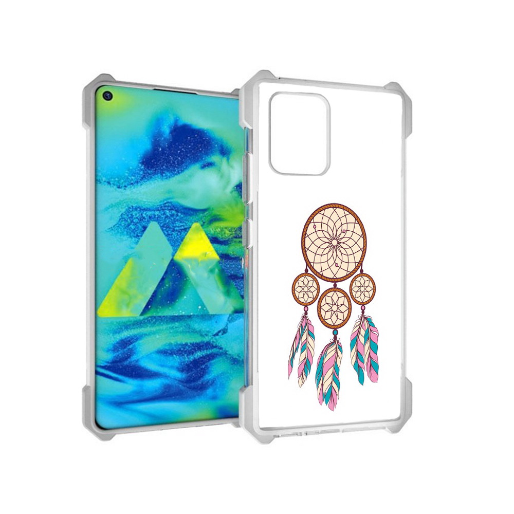 Чехол MyPads Tocco для Samsung Galaxy S10 Lite ловец снов бежевый (PT143840.502.442)
