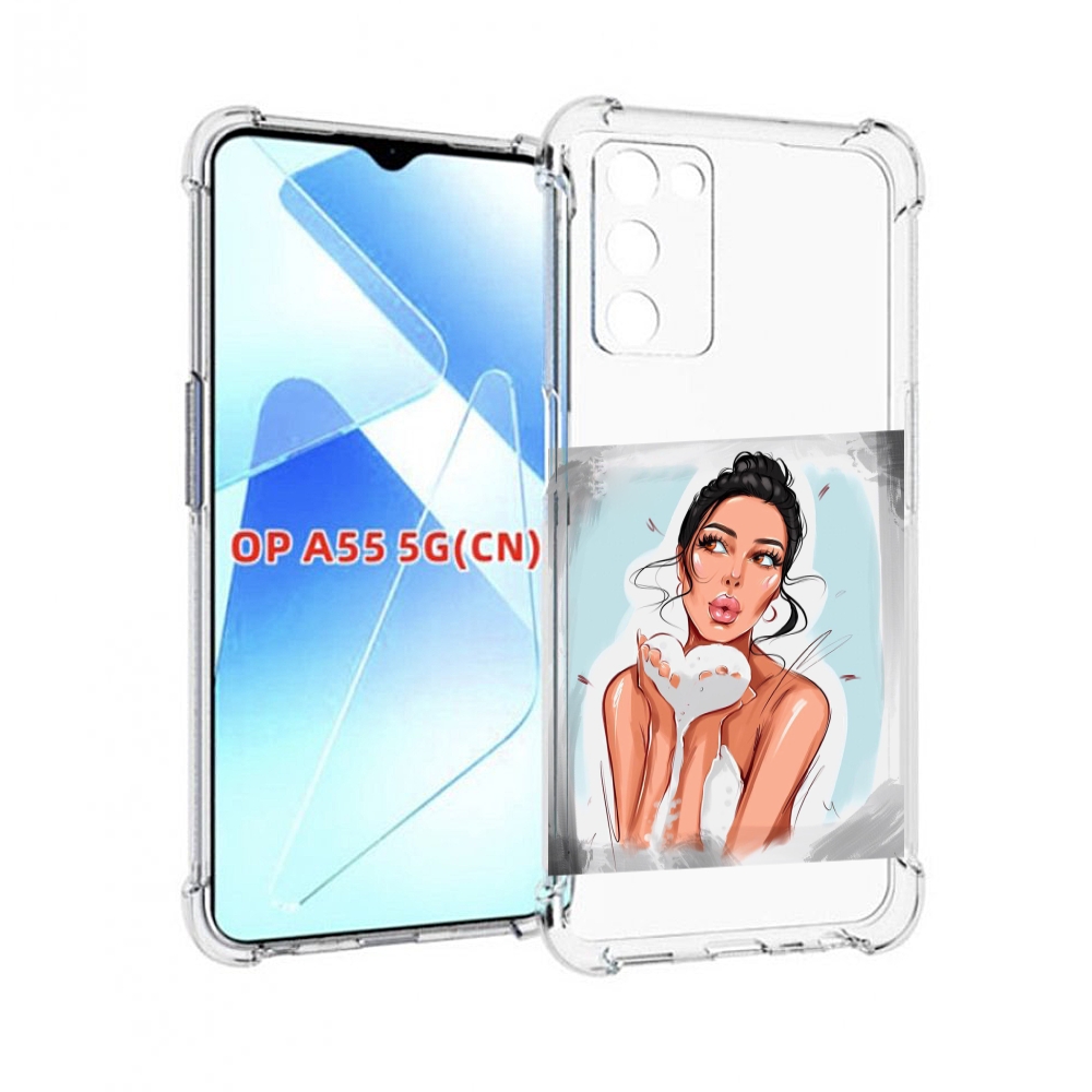 

Чехол MyPads девушка-с-пеной женский для Infinix Zero X Neo, Прозрачный, Tocco