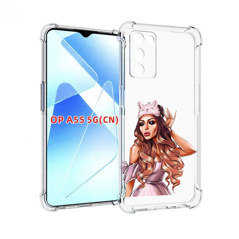 

Чехол MyPads девушка-с-маской-для-сна женский для Infinix Zero X Neo, Прозрачный, Tocco