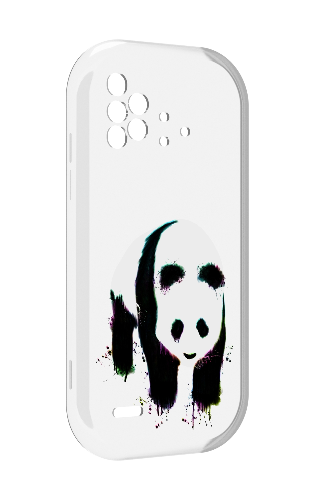 

Чехол MyPads панда в акварели для UMIDIGI Bison X10 / X10 Pro, Прозрачный, Tocco