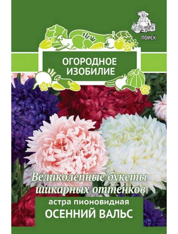 

Семена астра Огородное изобилие Осенний Вальс 1 уп., Осенний Вальс