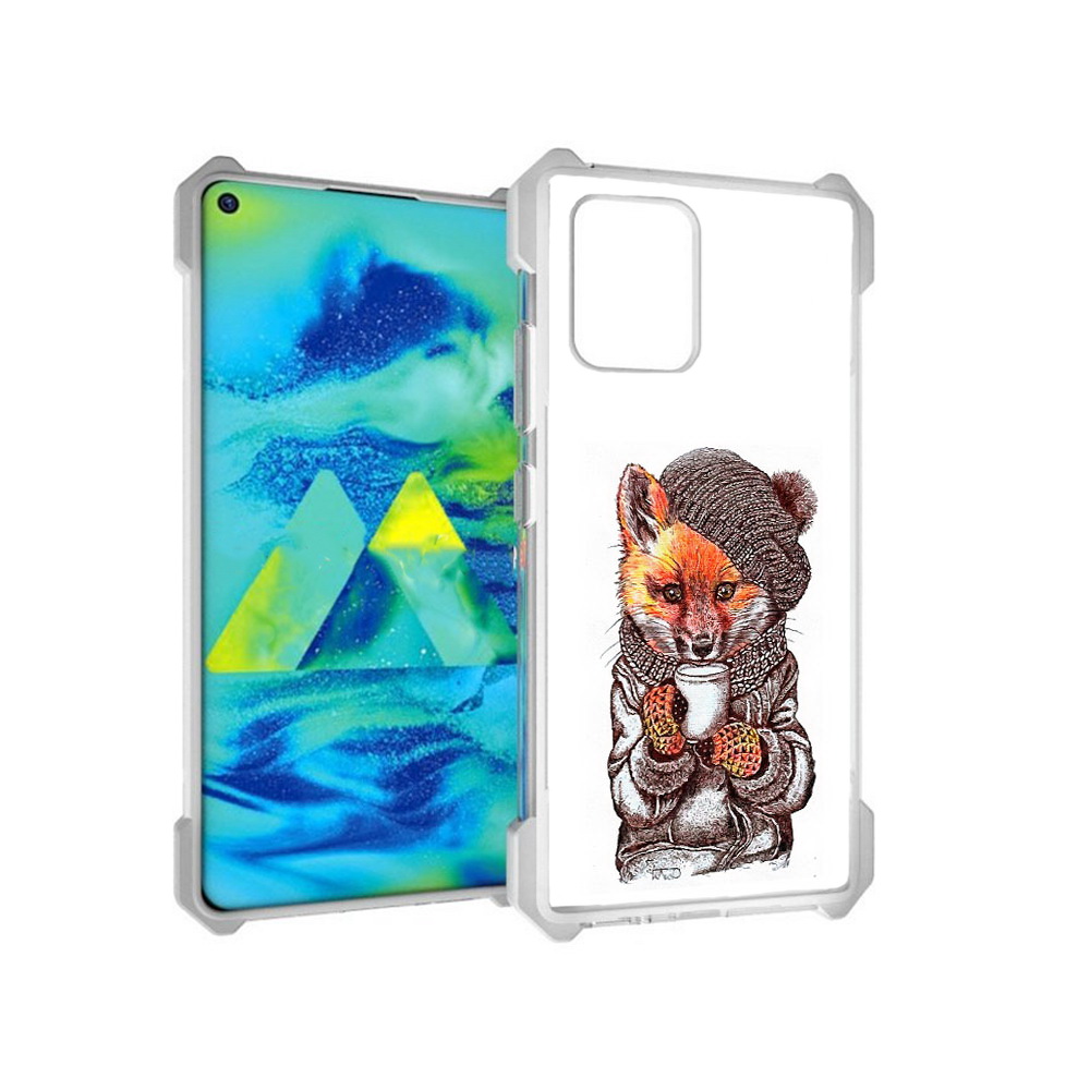 

Чехол MyPads Tocco для Samsung Galaxy S10 Lite лиса в шапке (PT143840.502.437), Tocco
