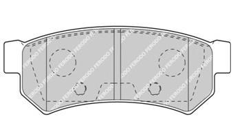 

Колодки дисковые задн. daewoo nubira 1.6i/1.8i 03> Fdb4295