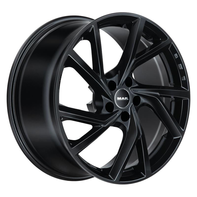 

Диск колесный 7,5x18/5x114,3 ET48 D76 Kassel Gloss Black