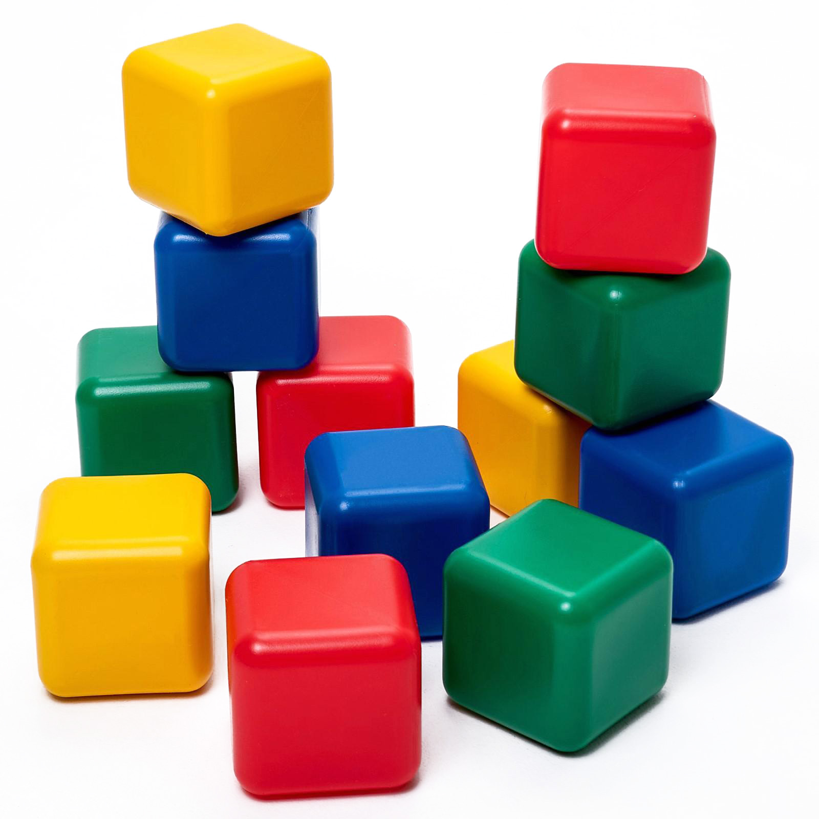 Набор цветных кубиков Соломон 12 штук 12 х 12 см 1930542