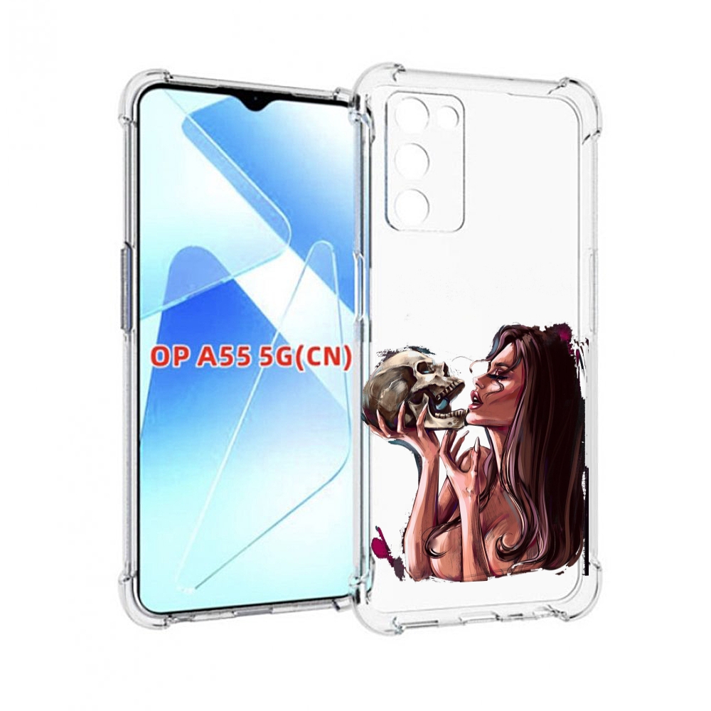 

Чехол MyPads девушка-модель-с-черепом для Infinix Zero X Neo, Прозрачный, Tocco