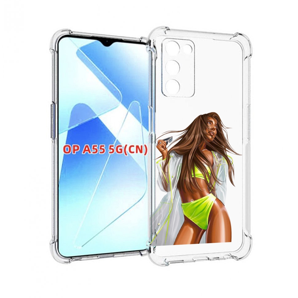 

Чехол MyPads девушка-модель-мулатка для Infinix Zero X Neo, Прозрачный, Tocco