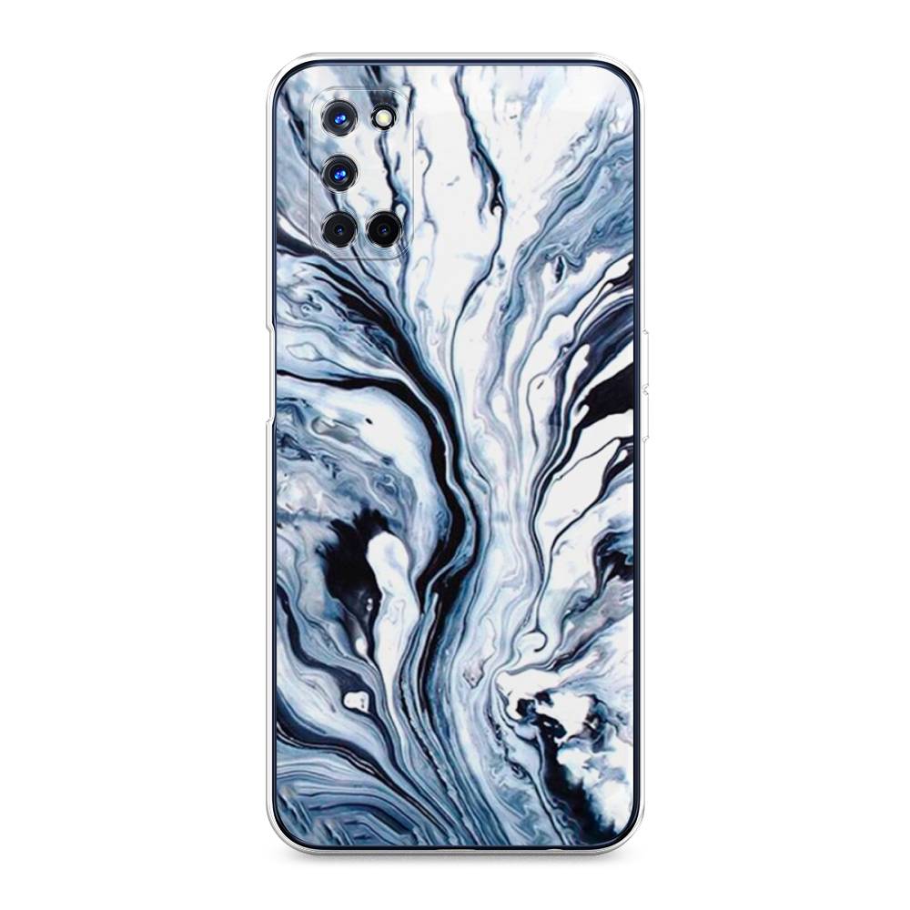 

Чехол Awog на Oppo A52/A72 "Голубой минерал мрамор", Разноцветный, 253250-3