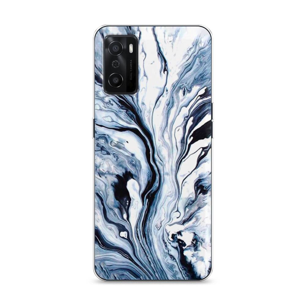 

Чехол Awog на Oppo A55s 5G "Голубой минерал мрамор", Разноцветный, 2510150-3