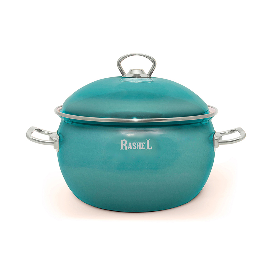 

Кастрюля с крышкой Rashel, эмалированная, 5 л, Голубой, MRSH-Кастрюли1-16