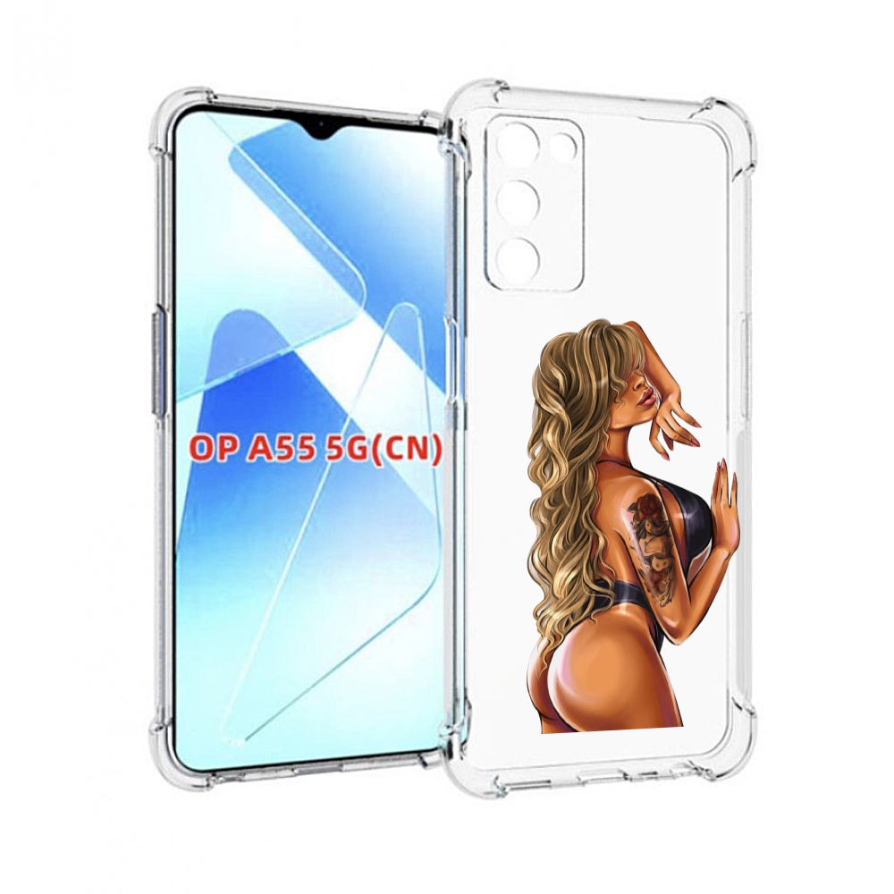 Чехол MyPads девушка-в-черном-кожаном-купальнике женский для Infinix Zero X Neo