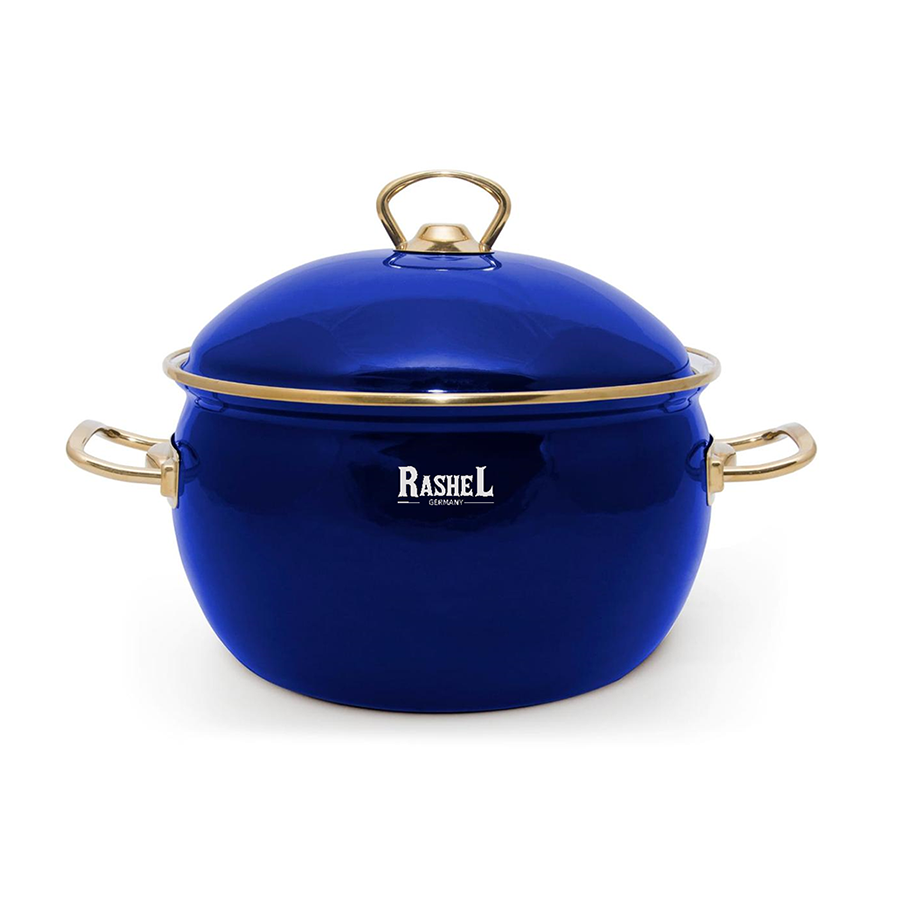 

Кастрюля с крышкой Rashel, эмалированная, 2,2 л, Синий, MRSH-Кастрюли1-15