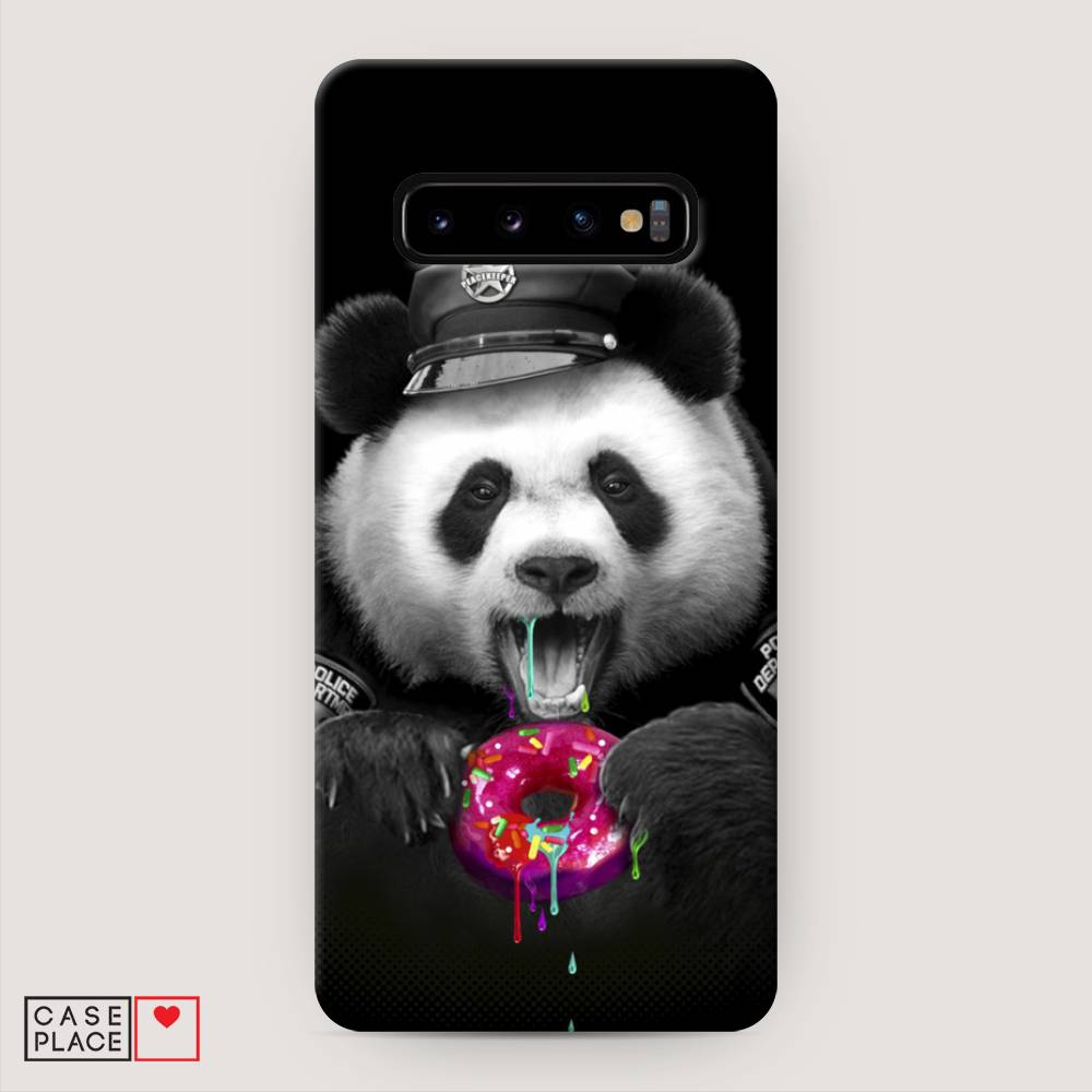 

Пластиковый чехол "Панда police" на Samsung Galaxy S10 +, 27120-1