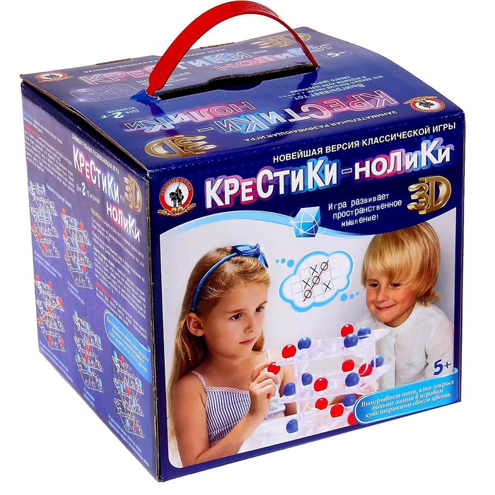 Игра настольная Русский стиль Крестики - нолики 463047 развивающая игрушка русский стиль крестики нолики 3d