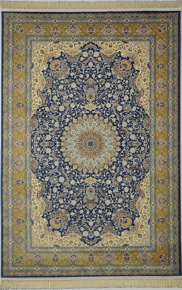 

Ковер высокоплотный Farrahi Carpet DM003 темно-синий 200х300, Damoon