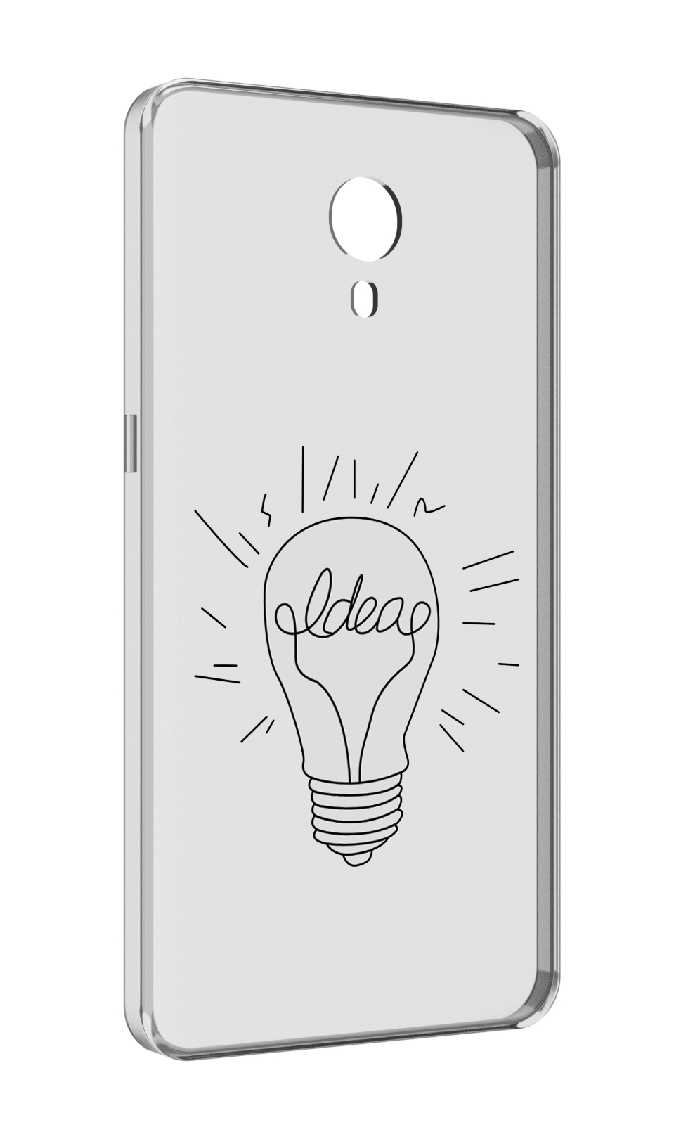 

Чехол MyPads лампочка-с-идеей для Meizu M3 Note, Прозрачный, Tocco