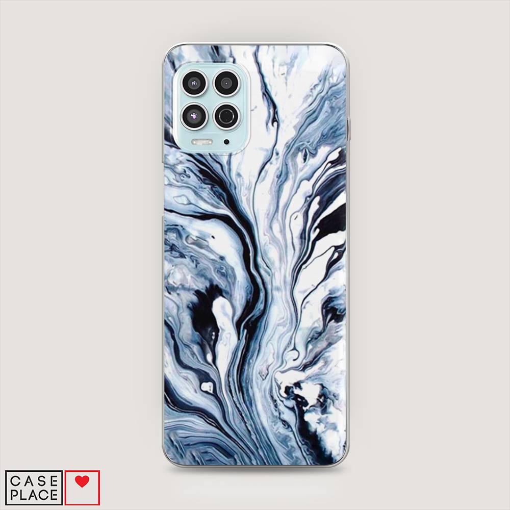 

Чехол Awog на Motorola Moto G100 "Голубой минерал мрамор", Разноцветный, 241650-3