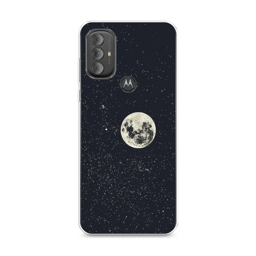 

Чехол на Motorola Moto G Power 2022 "Полнолуние", Красный, 242850-2