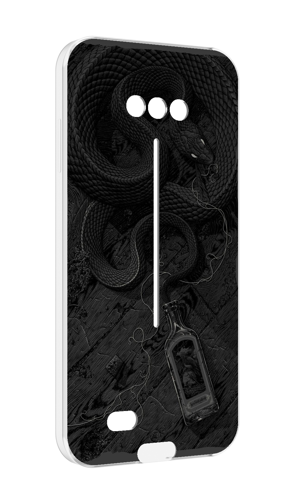 

Чехол MyPads змея с бутылкой для Doogee S41/S41 Pro противоударный, Tocco