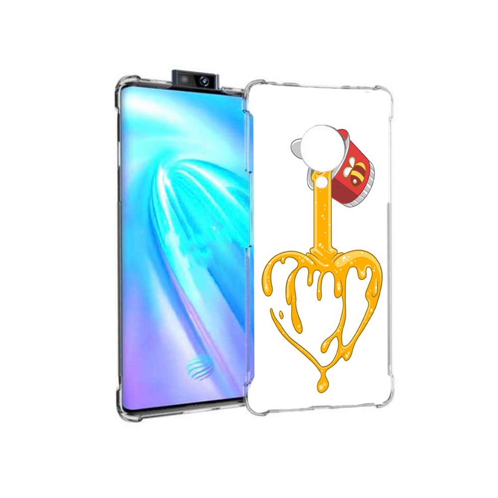 

Чехол MyPads Tocco для Vivo NEX 3 медовое сердце (PT136035.381.471), Прозрачный, Tocco