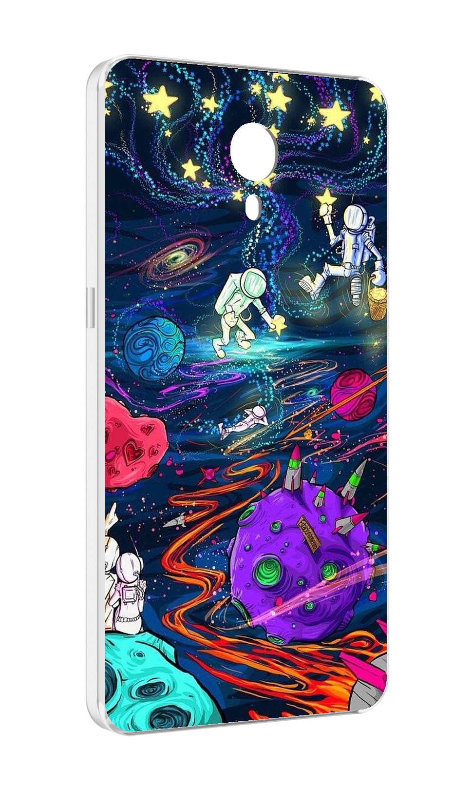 

Чехол MyPads красочный космос для Meizu M3 Note, Прозрачный, Tocco