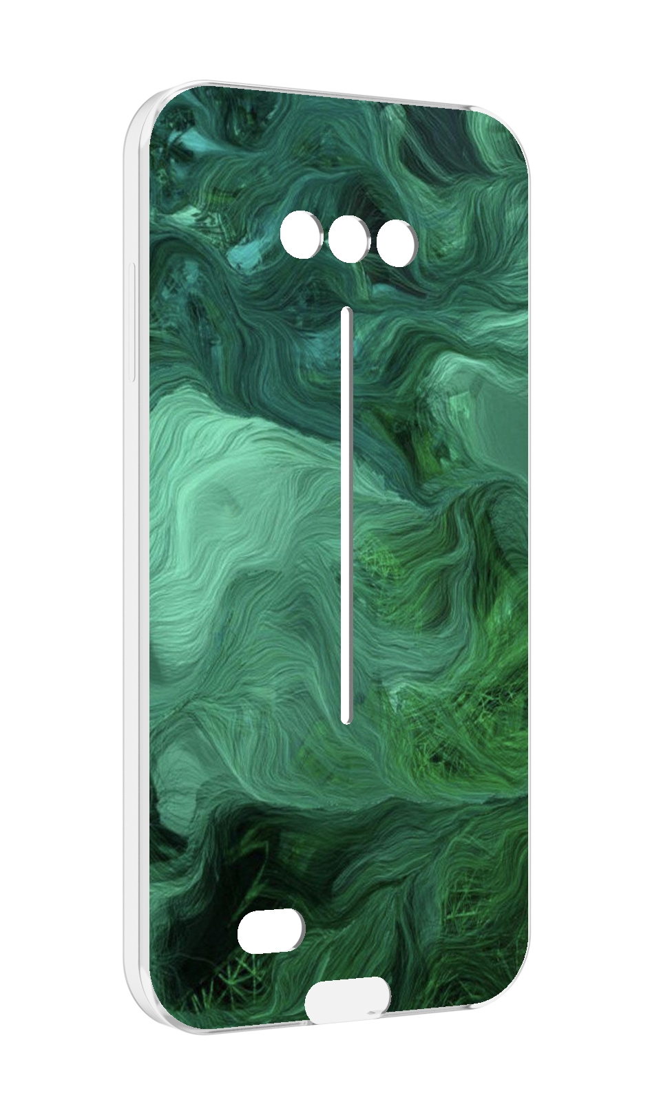

Чехол MyPads зеленые нити для Doogee S41/S41 Pro противоударный, Tocco