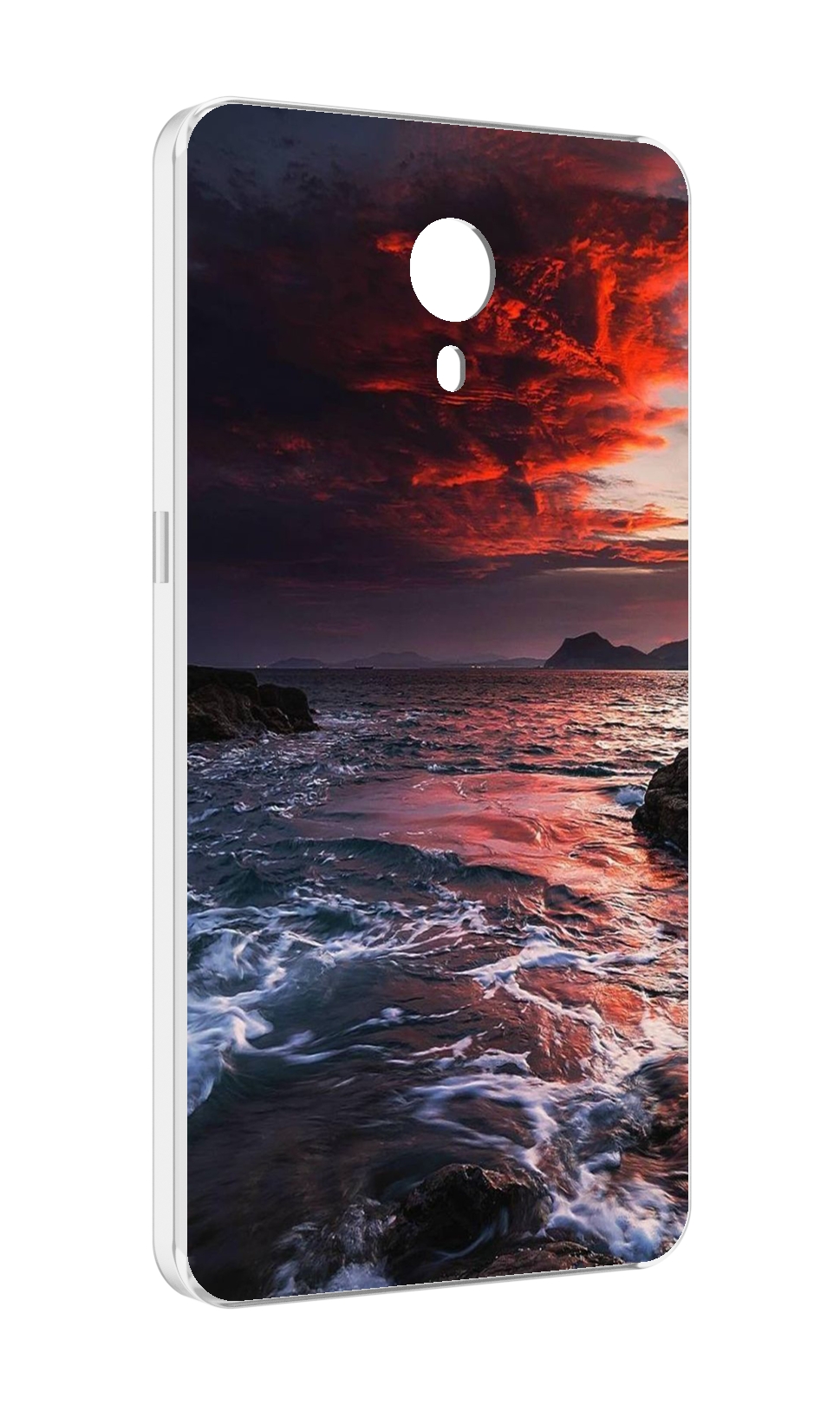 

Чехол MyPads красивый залив для Meizu M3 Note, Прозрачный, Tocco
