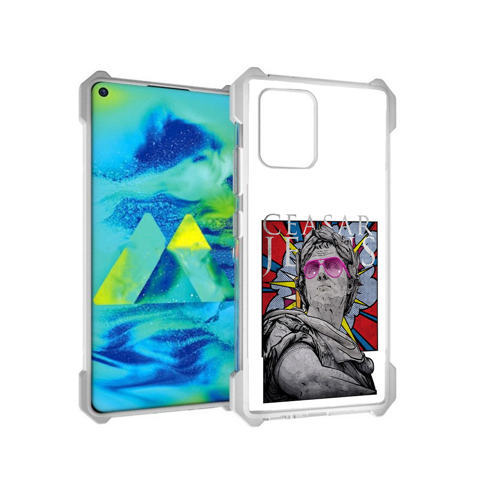 

Чехол MyPads Tocco для Samsung Galaxy S10 Lite крутая статуя свободы (PT143840.502.423), Прозрачный, Tocco