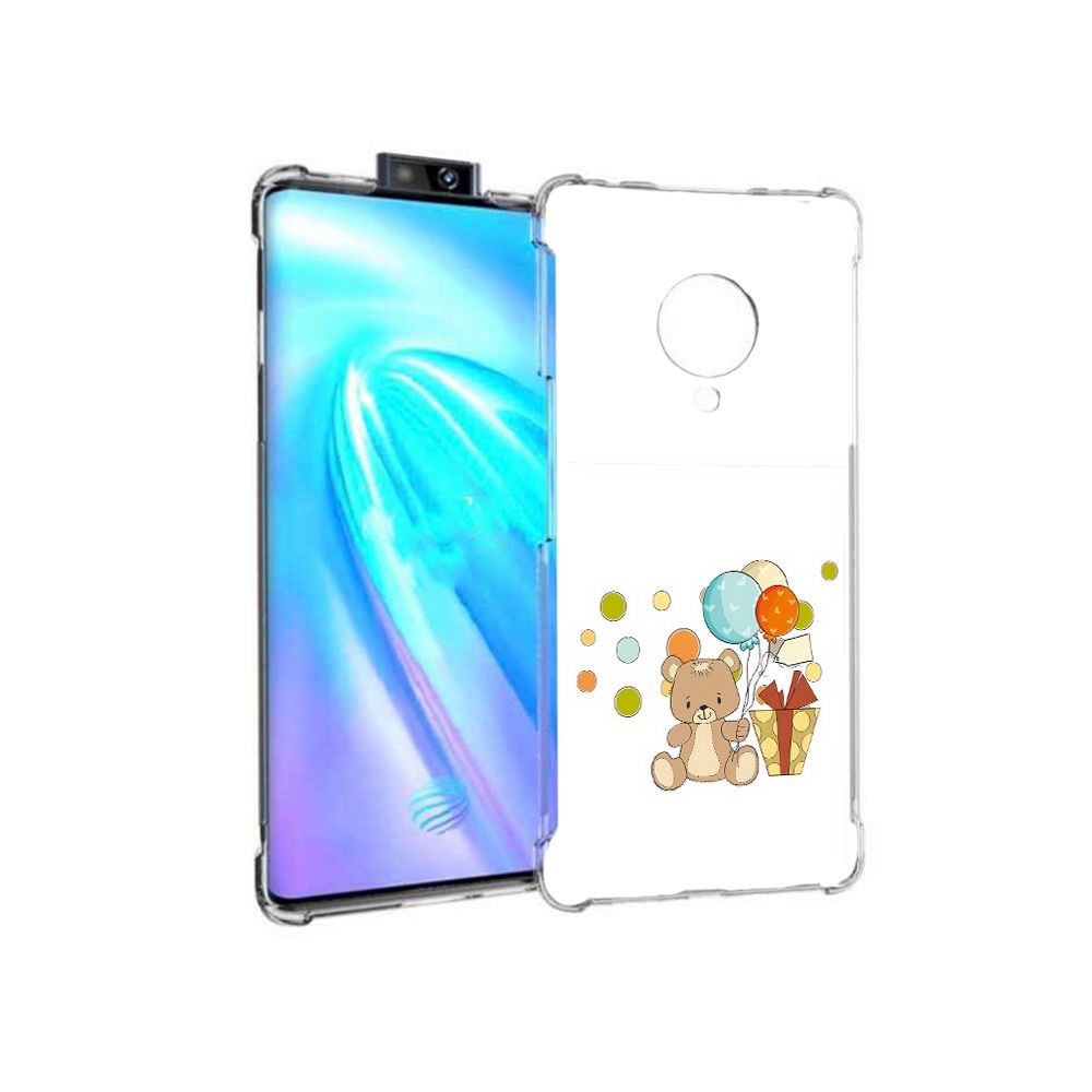 

Чехол MyPads Tocco для Vivo NEX 3 медвеженок с подарком (PT136035.381.470), Прозрачный, Tocco