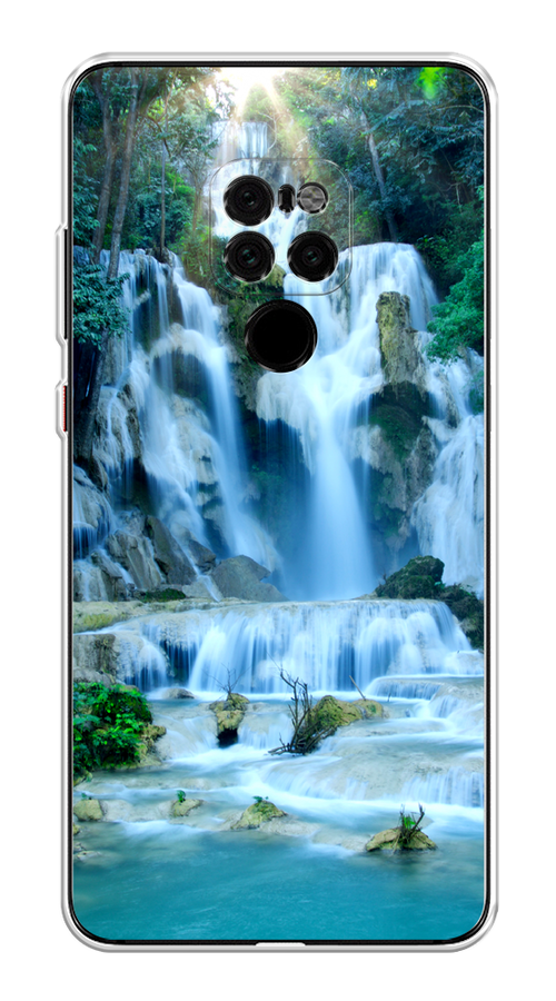 

Чехол Awog на Huawei Mate 20 "Водопад 8", Голубой;зеленый, 66850-4