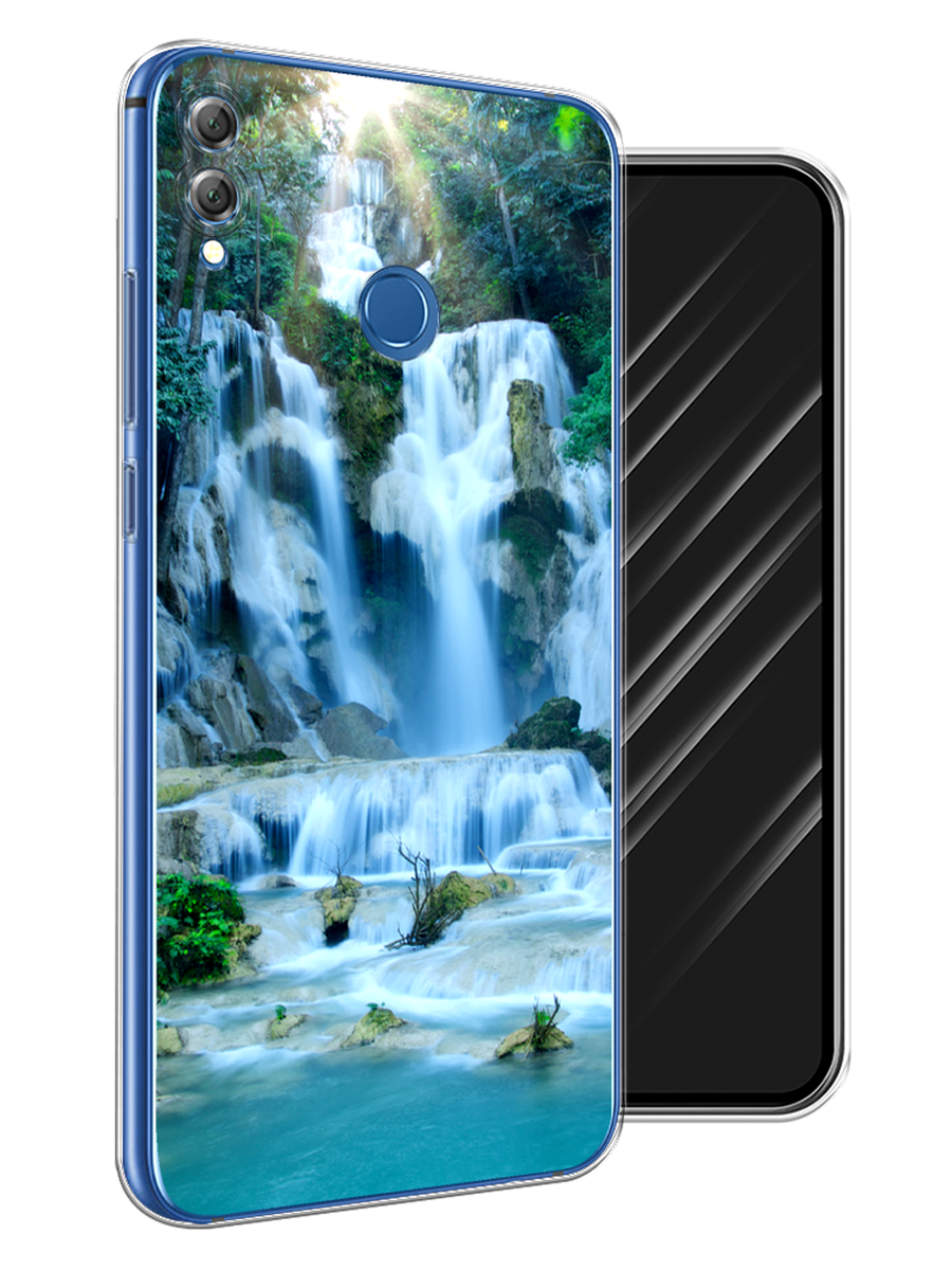 

Чехол Awog на Honor 8X "Водопад 8", Голубой;зеленый, 66750-4